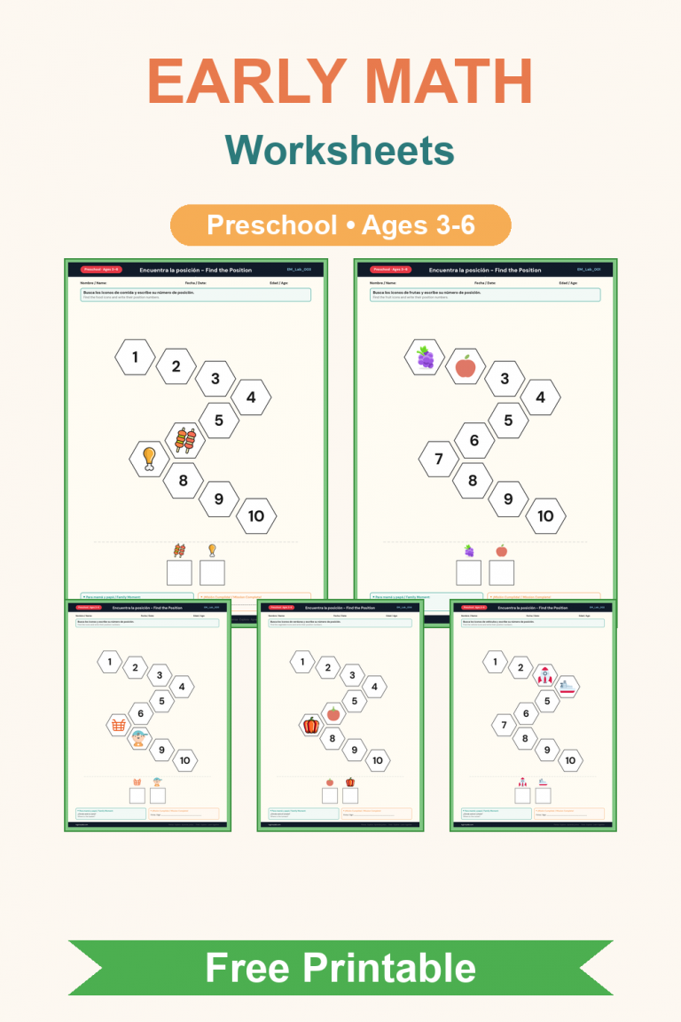 early_math undefined printable worksheet pack cover image for preschool kids