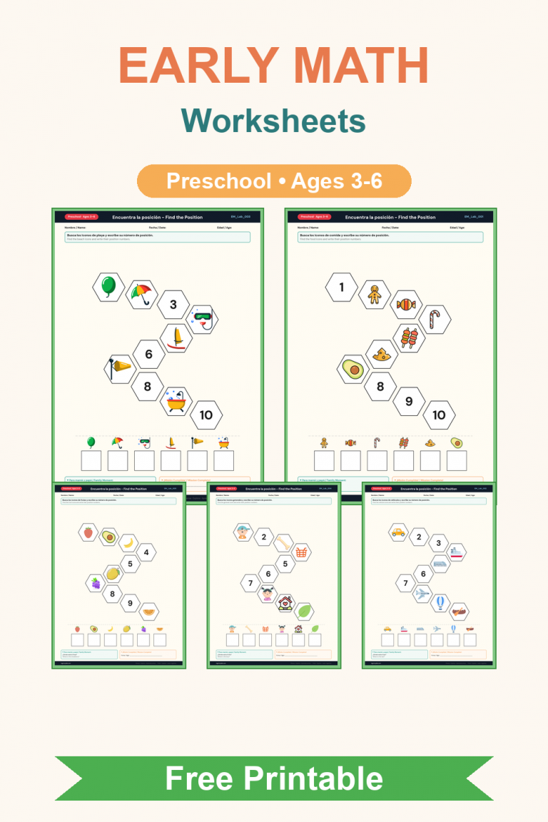 early_math undefined printable worksheet pack cover image for preschool kids